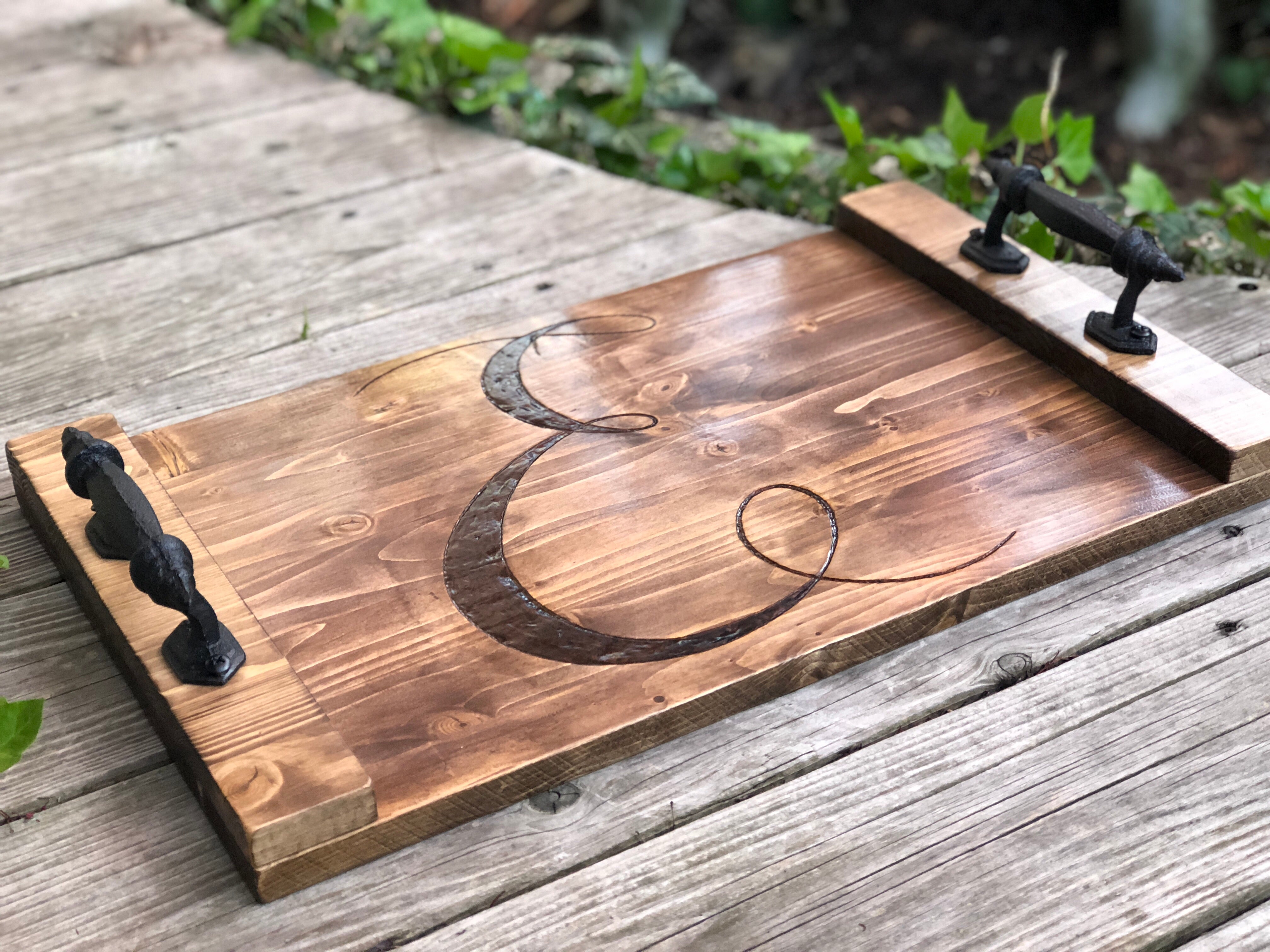 Hand-Made Monogram Tray